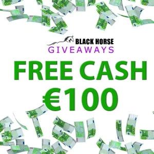 Win 100 Euro for Free only with Black Horse Giveaways