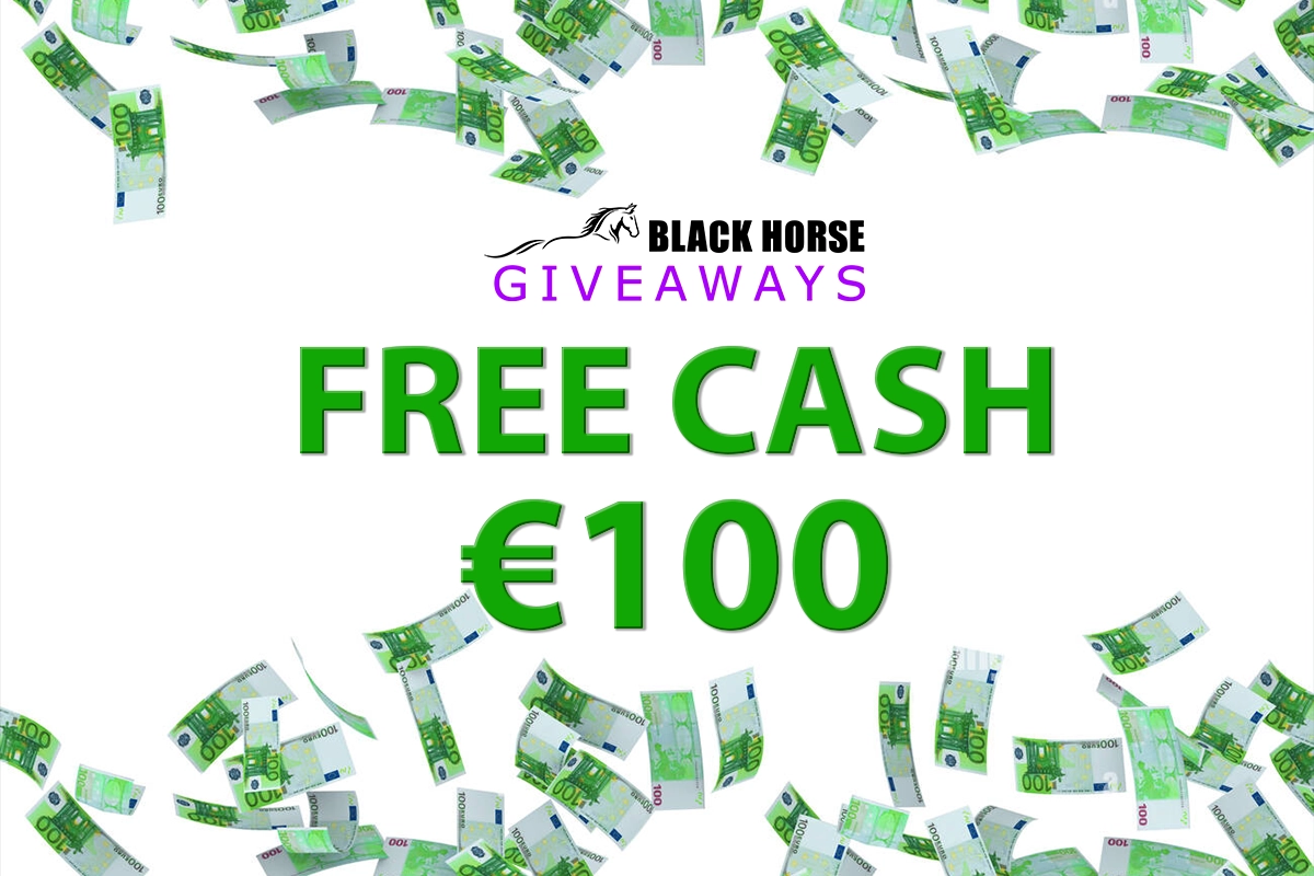 Win 100 Euro for Free only with Black Horse Giveaways
